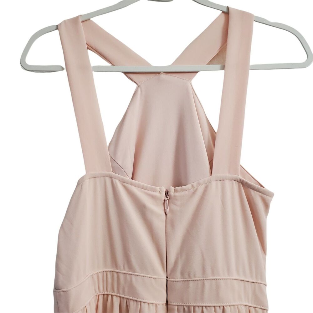 Lulu's Pink Halter Maxi Dress for Weddings - Picture 8 of 13